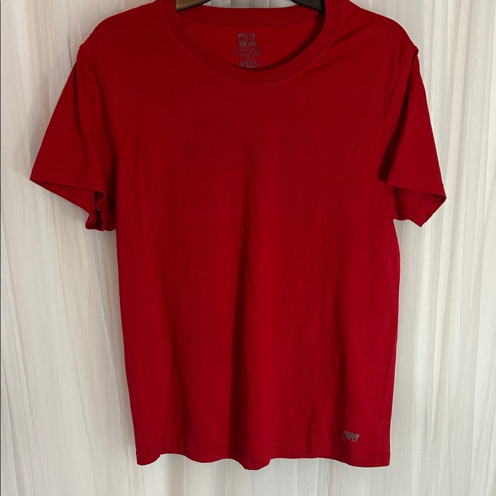 Vibrant Red Short Sleeve Men's Tee